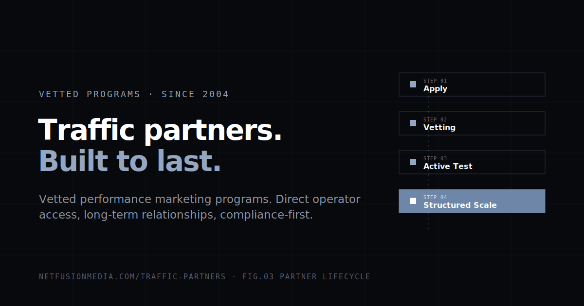 Traffic Partners — Vetted Performance Marketing Programs